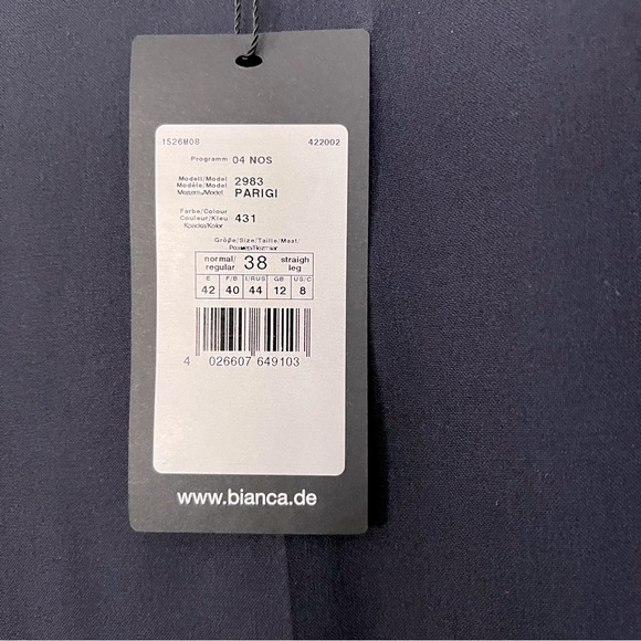 Bianca | NWT | Navy Trousers | Size 8 - Picture 4 of 5